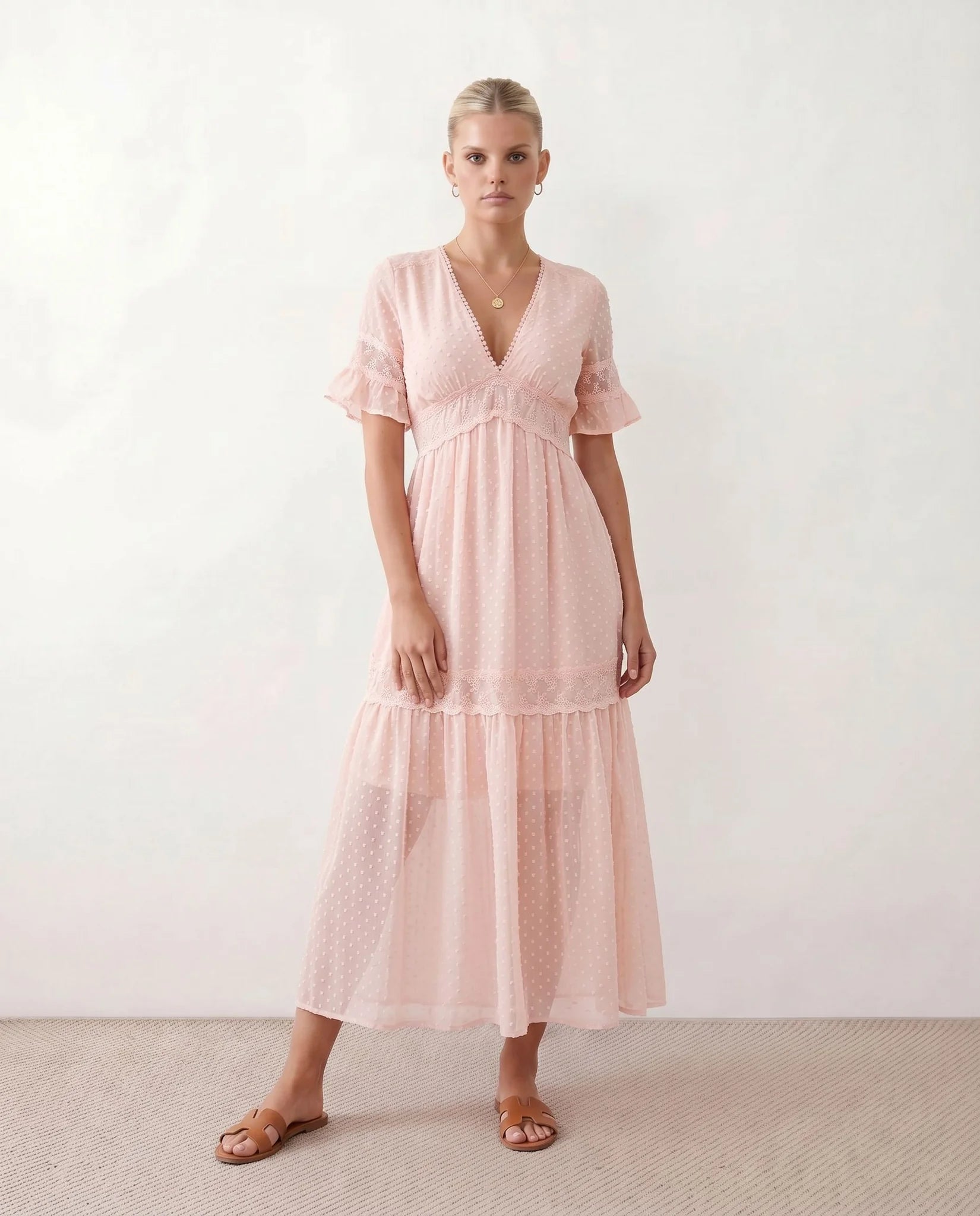 polka dot empire waist dress Ada Maxi morgan wallen Sexy Bridesmaid Dresses – 20% Nylon Shoe Size:9.5/41