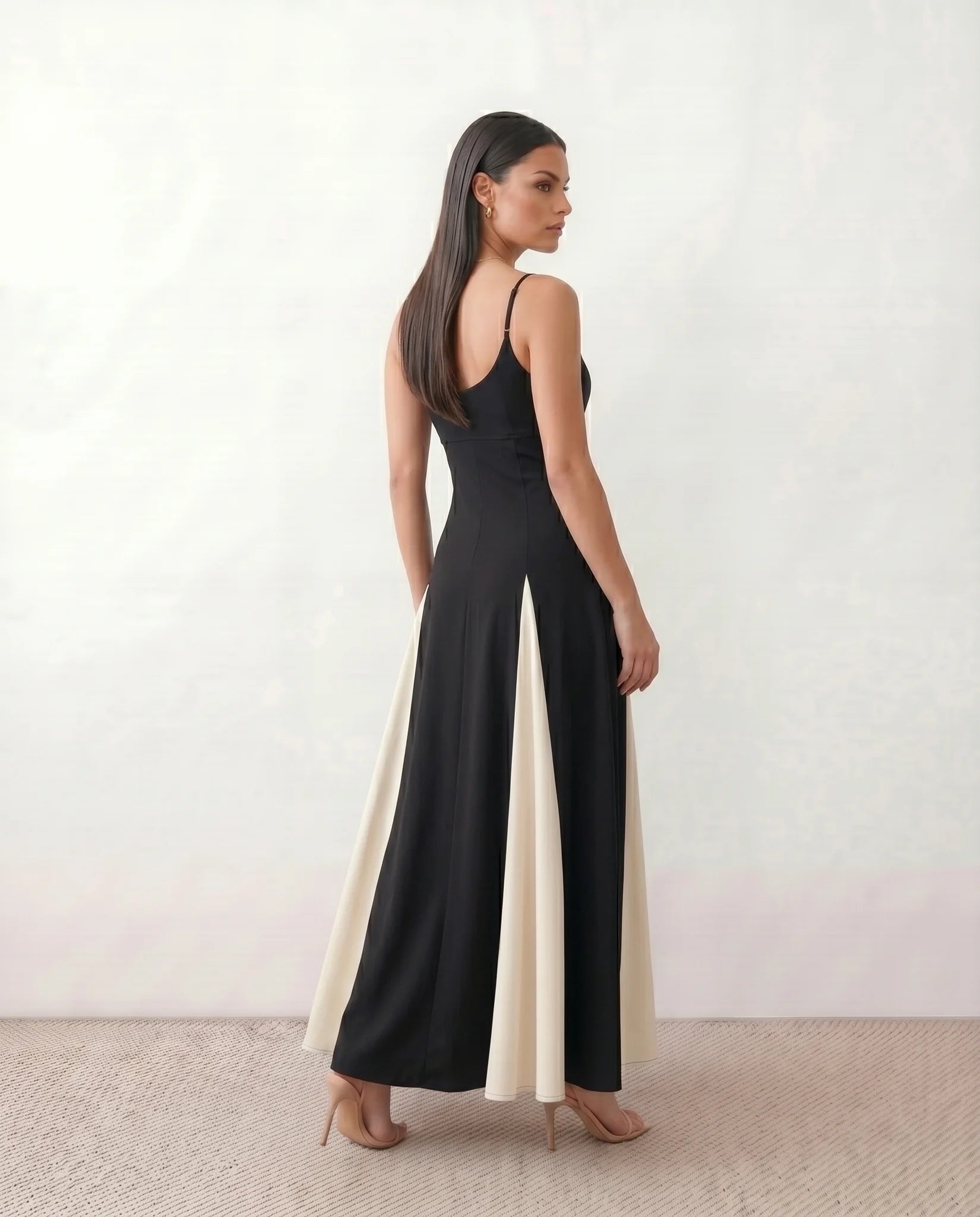 Josie Spaghetti Strap Low Back Maxi Dress