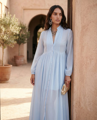 Raissa Button Front Maxi Dress
