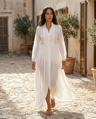 Raissa Button Front Maxi Dress